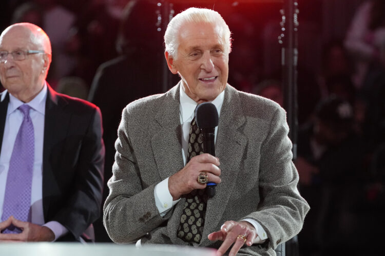 Pat Riley isn't retiring, and says he still has eyes on another Heat title run